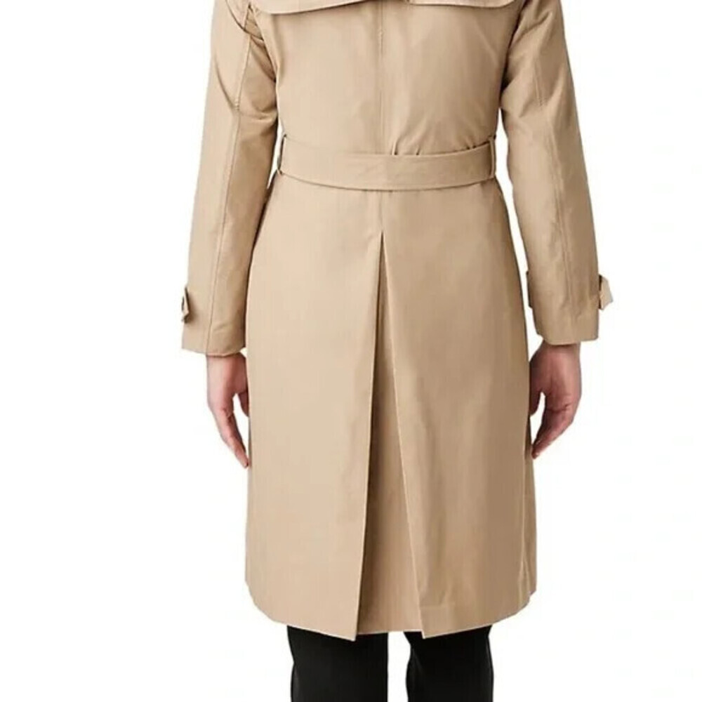 Kate Spade New York Women's Hooded Cotton-Blend Trench Coat size M $400 - Picture 13 of 14